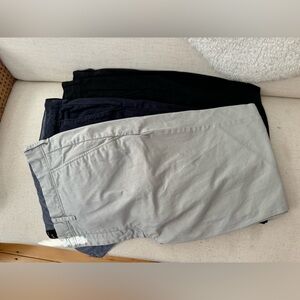 (LOT - 3 Pairs of 36 Waist) J Crew Men’s 770 Straight Fit Stretch Chinos